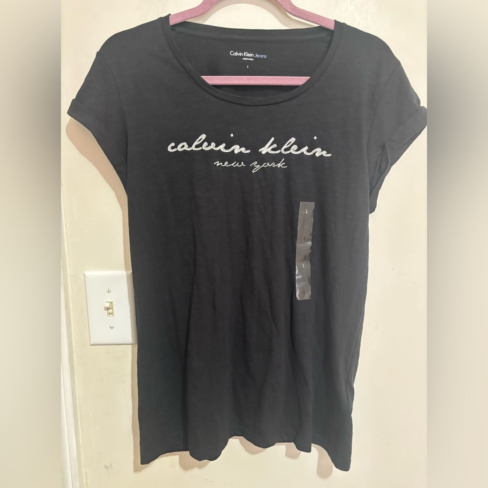 Calvin Klein Jeans Black Short Sleeve Tee